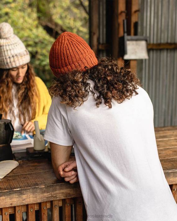 Passenger Männer Klassisches T-Shirt aus recycelter Baumwolle mit Logo in Weiß 0BP2342 Kleidung Weiß