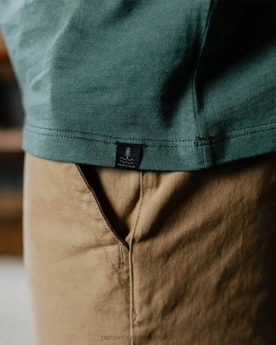 Passenger Männer Made to Roam T-Shirt aus recycelter Baumwolle Deep Ocean 0BP2369 Kleidung Ozean