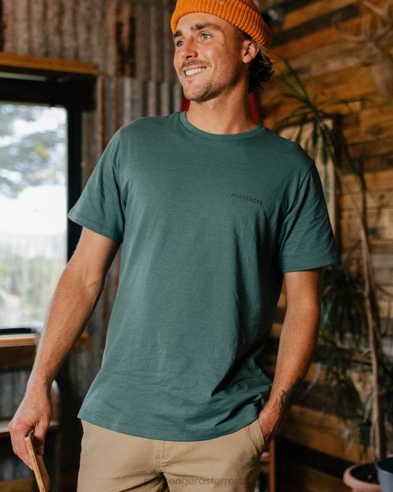 Passenger Männer Made to Roam T-Shirt aus recycelter Baumwolle Deep Ocean 0BP2369 Kleidung Ozean