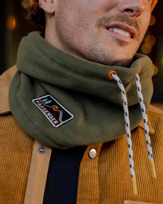 Passenger Männer Tor-Snood aus recyceltem Polarfleece, Khaki 0BP2396 Kopfbedeckung khaki