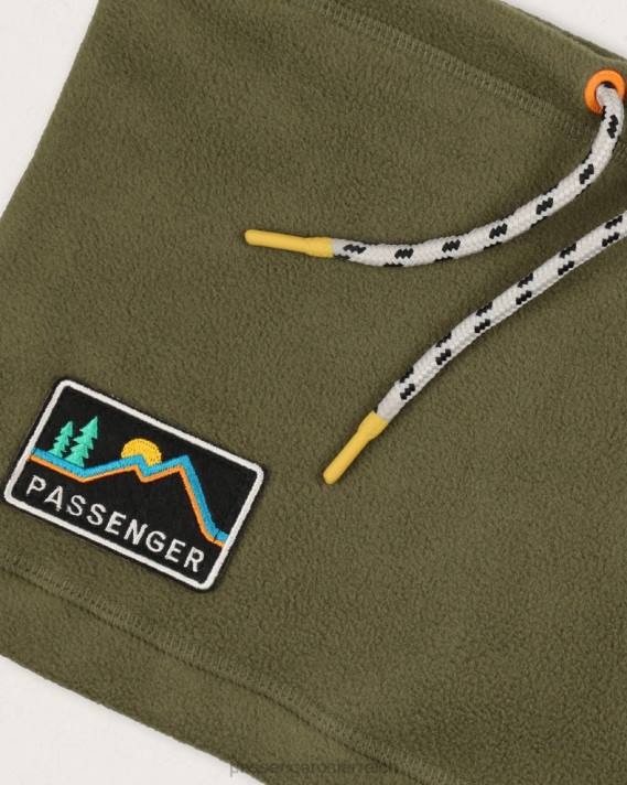 Passenger Männer Tor-Snood aus recyceltem Polarfleece, Khaki 0BP2396 Kopfbedeckung khaki