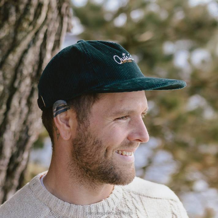 Passenger Männer Außenseiter-Kappe aus recycelter Baumwolle in Sturmgrün 0BP2480 Kopfbedeckung Grün