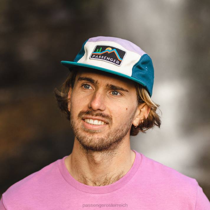 Passenger Männer Ausfallzeitkappe Viridiangrün/Orchidee 0BP2466 Kopfbedeckung Grün