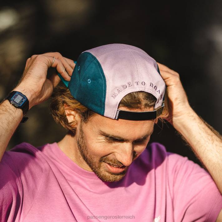 Passenger Männer Ausfallzeitkappe Viridiangrün/Orchidee 0BP2466 Kopfbedeckung Grün