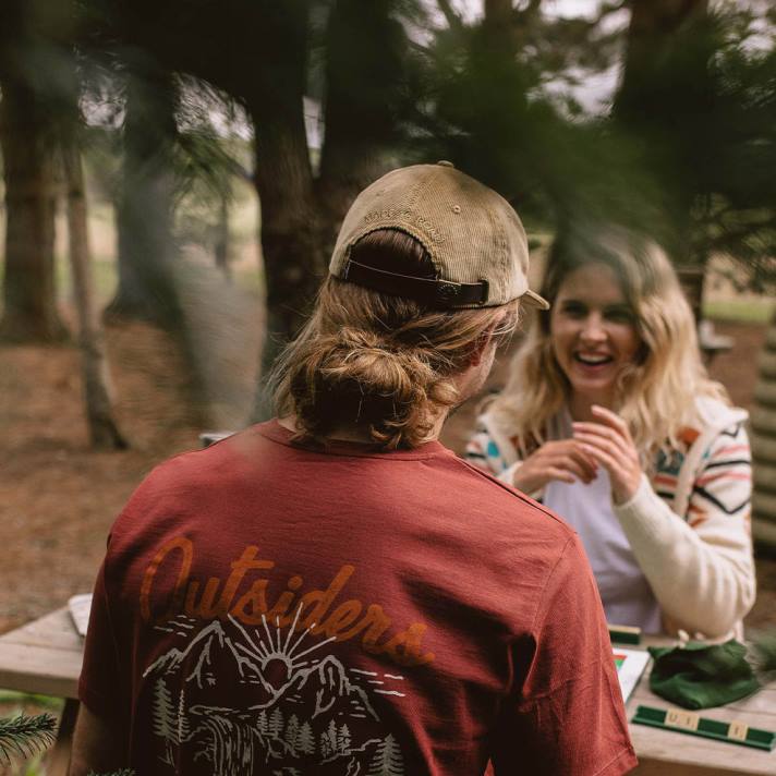 Passenger Männer Byron 5-Panel-Kappe aus recyceltem Cord, Chinchillabraun 0BP2467 Kopfbedeckung braun