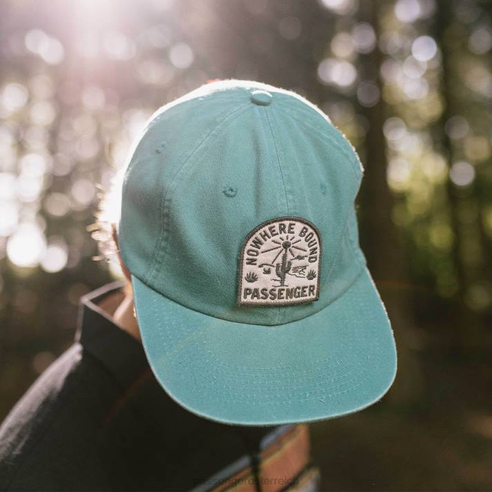 Passenger Männer Dunstige Low-Profile-Kappe aus recycelter Baumwolle in Viridiangrün 0BP2458 Kopfbedeckung Grün