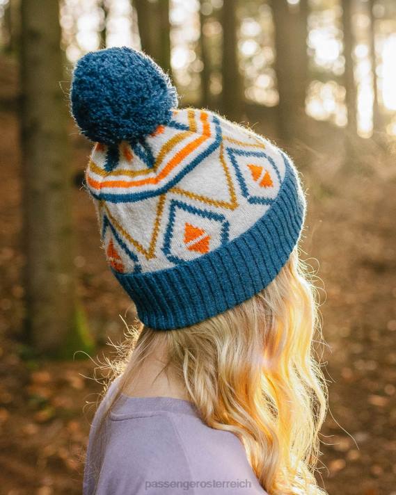 Passenger Männer Ember recycelte Bommelmütze grau meliert 0BP2417 Kopfbedeckung grau