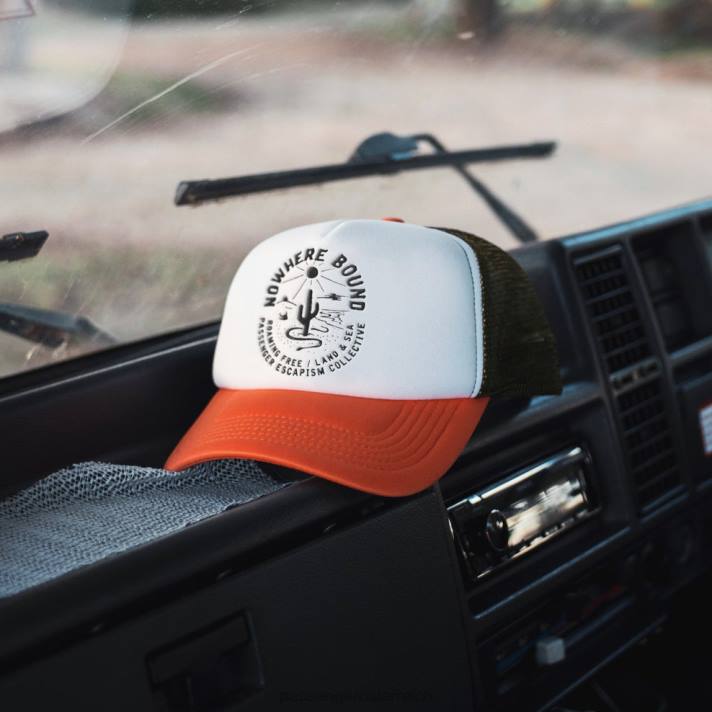 Passenger Männer Land & Sea Snapback Trucker Cap Sunrise Orange 0BP2481 Kopfbedeckung orange