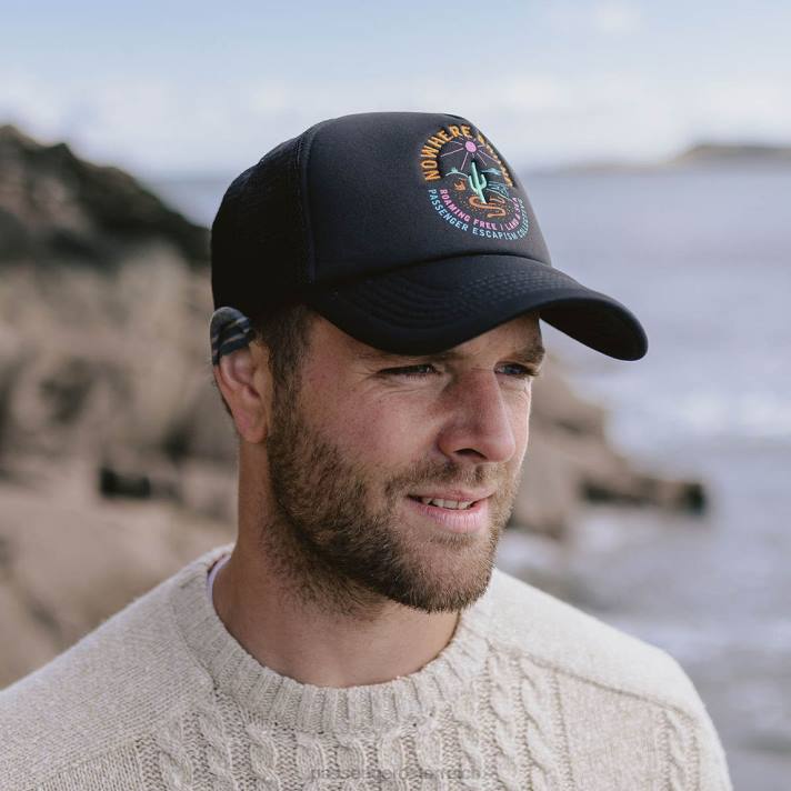 Passenger Männer Land & Sea Snapback Trucker Cap schwarz 0BP2444 Kopfbedeckung Schwarz