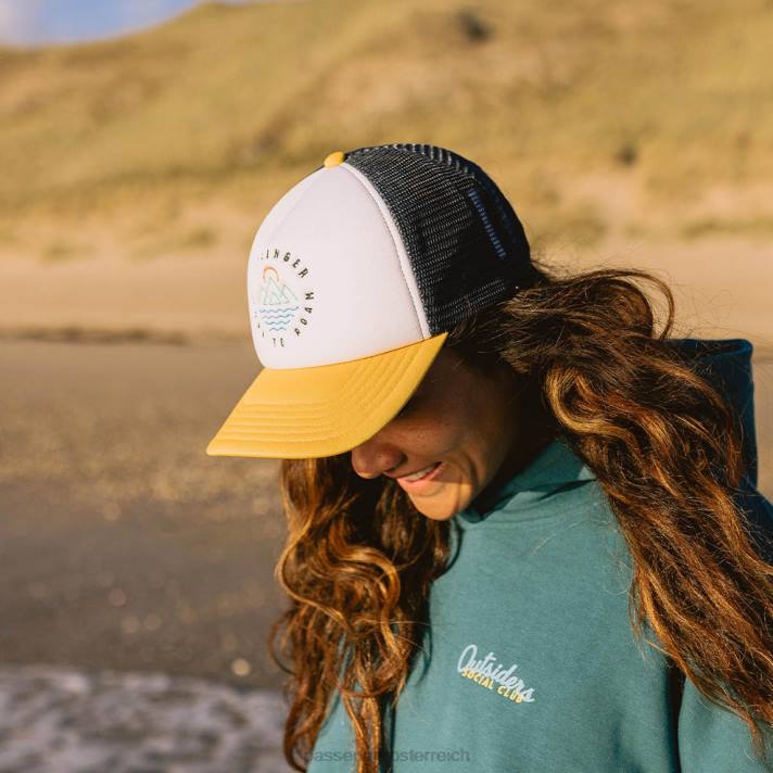 Passenger Männer Margen Snapback Trucker Cap Sunrise Orange 0BP2475 Kopfbedeckung orange