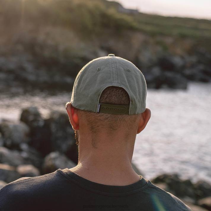 Passenger Männer Tristate-Snapback-Kappe aus recycelter Baumwolle, blattgrün 0BP2476 Kopfbedeckung Grün