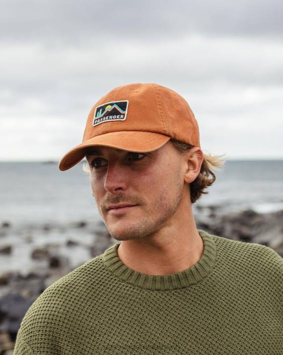 Passenger Männer Tristate-Snapback-Kappe aus recycelter Baumwolle mit glasiertem Ingwer 0BP2456 Kopfbedeckung glasiert