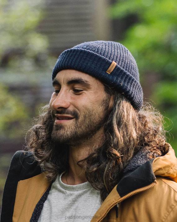 Passenger Männer Compass recycelte Mütze in sattem Marineblau 0BP2431 Kopfbedeckung Marine