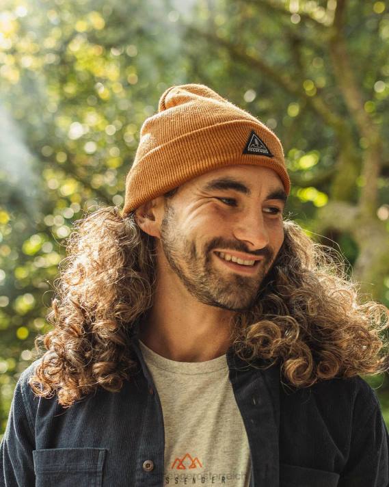 Passenger Männer Core-Recycling-Low-Top-Mütze mit glasiertem Ingwer 0BP2391 Kopfbedeckung glasiert