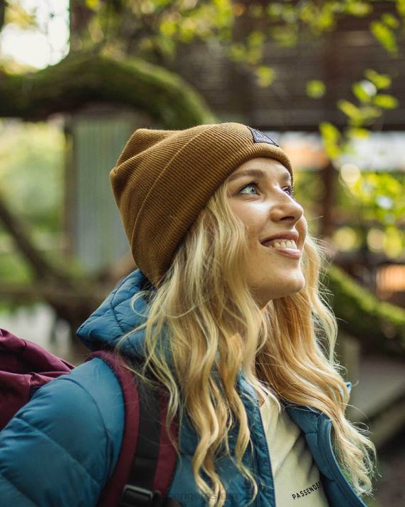 Passenger Männer Core recycelte High-Top-Mütze goldbraun 0BP2403 Kopfbedeckung braun