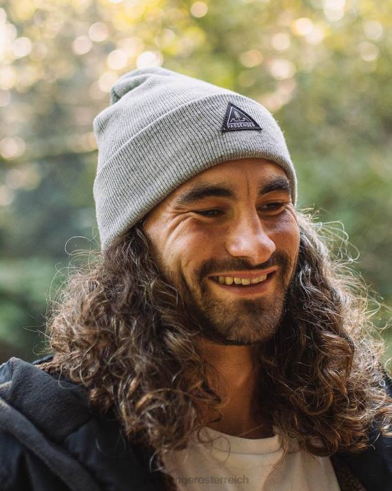 Passenger Männer Core recycelte High-Top-Mütze in Graumeliert 0BP2397 Kopfbedeckung grau