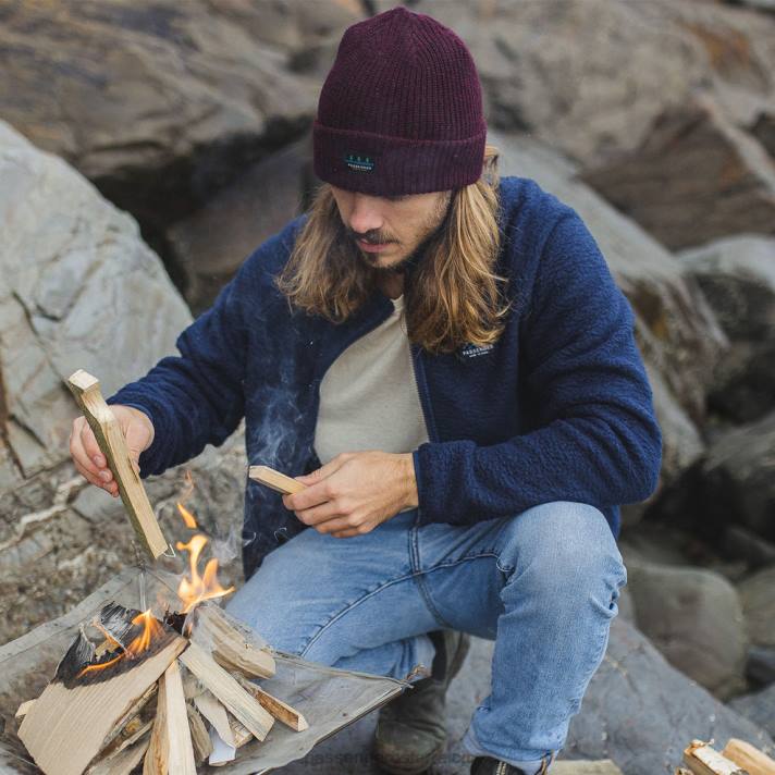 Passenger Männer Doppellagige High-Tide-Mütze in Rotbraun 0BP2437 Kopfbedeckung rostrot