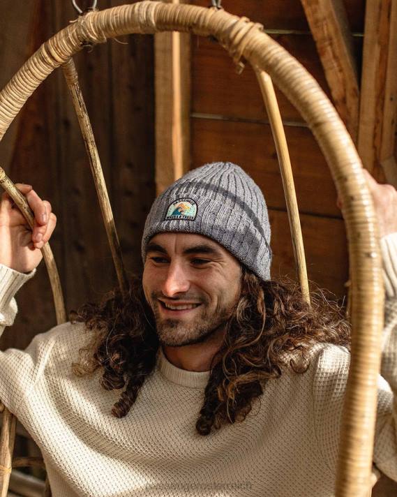 Passenger Männer Katira Rippstrickmütze Cloudy Sky Marl 0BP2412 Kopfbedeckung Mergel