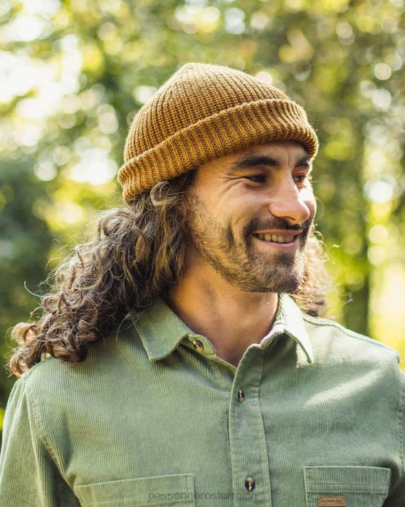 Passenger Männer Kompass recycelte Mütze goldbraun 0BP2408 Kopfbedeckung braun