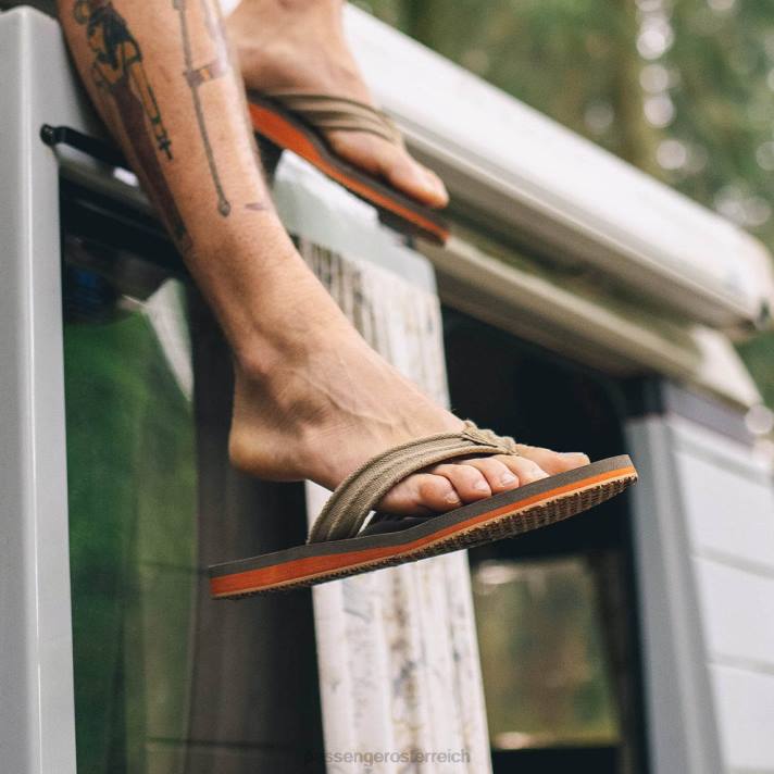 Passenger Männer Santos Flip-Flop Taupe 0BP2494 Schuhwerk Taupe