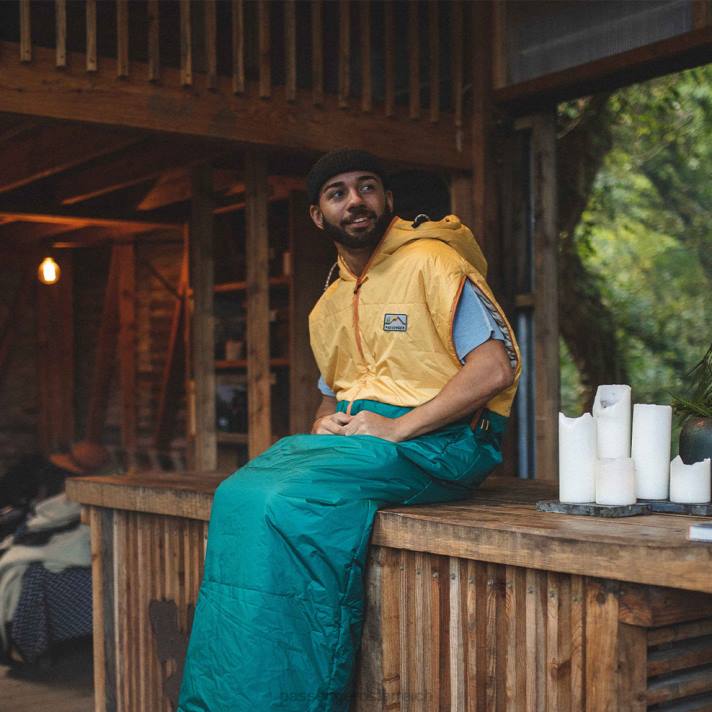 Passenger Männer Good Times recycelter Schlafsack Ockergelb/Sturmgrün 0BP2584 Zubehör Gelb