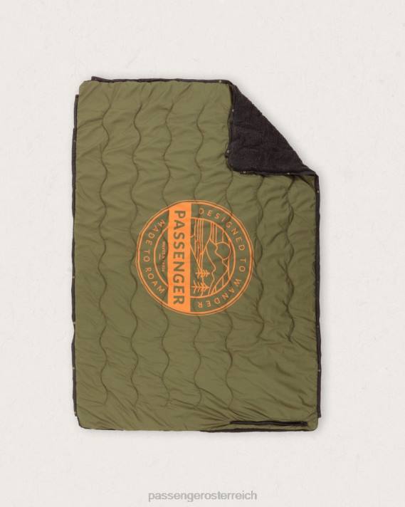 Passenger Männer Nomadic-Decke aus recyceltem Sherpa, Khaki 0BP2510 Zubehör khaki