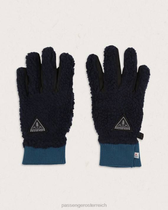 Passenger Männer Schneefall-Handschuhe aus recyceltem Sherpa in tiefem Marineblau 0BP2506 Zubehör Marine