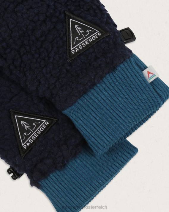 Passenger Männer Schneefall-Handschuhe aus recyceltem Sherpa in tiefem Marineblau 0BP2506 Zubehör Marine
