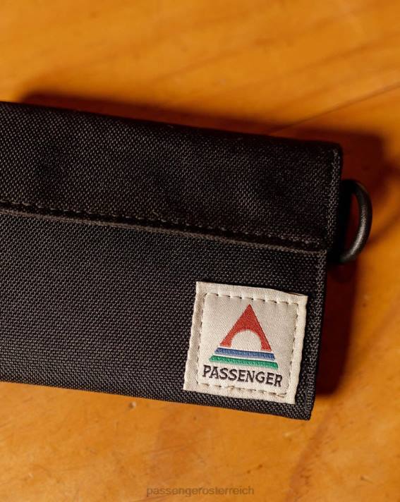 Passenger Männer Taschen-Recycling-Geldbörse schwarz 0BP2525 Zubehör Schwarz