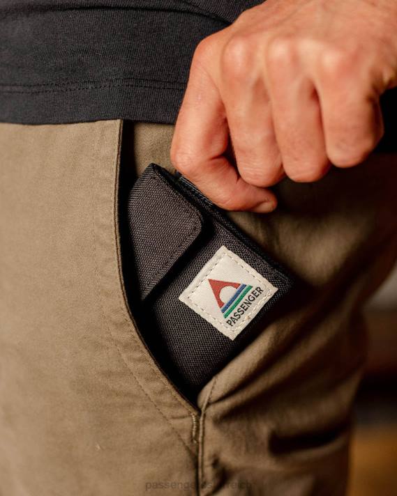Passenger Männer Taschen-Recycling-Geldbörse schwarz 0BP2525 Zubehör Schwarz