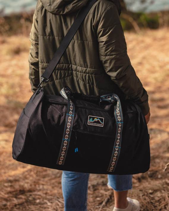 Passenger Männer Weekender 58l Reisetasche aus recyceltem Polyester in Schwarz 0BP2564 Zubehör Schwarz