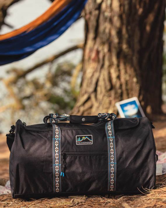 Passenger Männer Weekender 58l Reisetasche aus recyceltem Polyester in Schwarz 0BP2564 Zubehör Schwarz