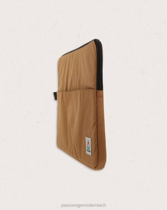 Passenger Männer recycelte Laptophülle für unterwegs in Goldbraun 0BP2565 Zubehör braun
