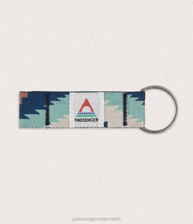 Passenger Männer Reise-Schlüsselanhänger, blauer Jacquard 0BP2544 Zubehör Blau