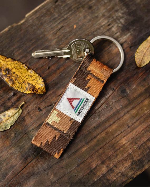 Passenger Männer Reiseschlüsselanhänger orangefarbener Jacquard 0BP2560 Zubehör orange