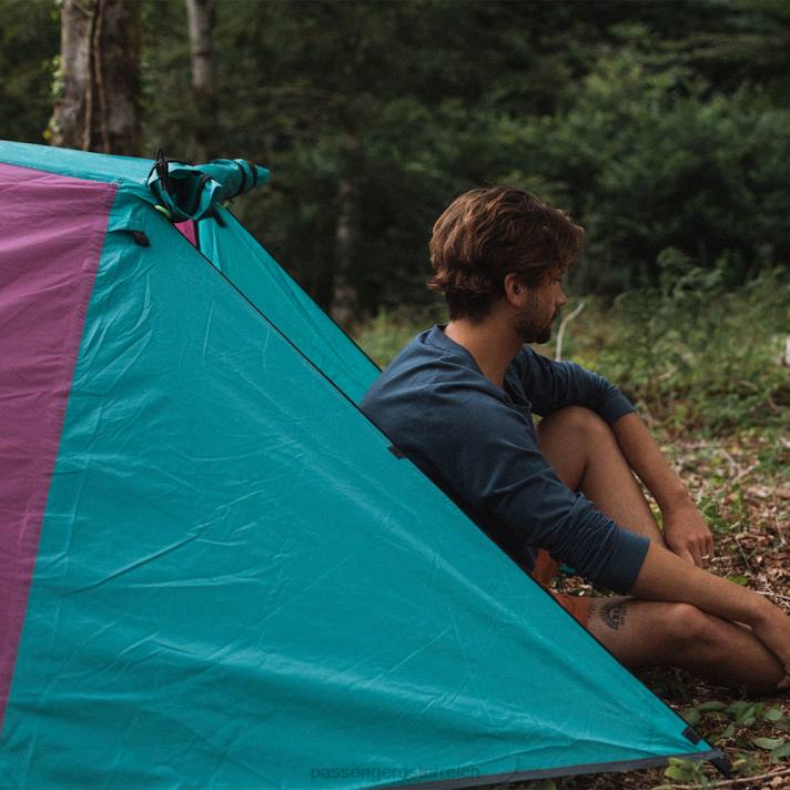 Passenger unisex Bleiben Sie geerdet 2-Personen-Zelt Virdiangrün/Orchidee 0BP2605 Leben im Freien Grün