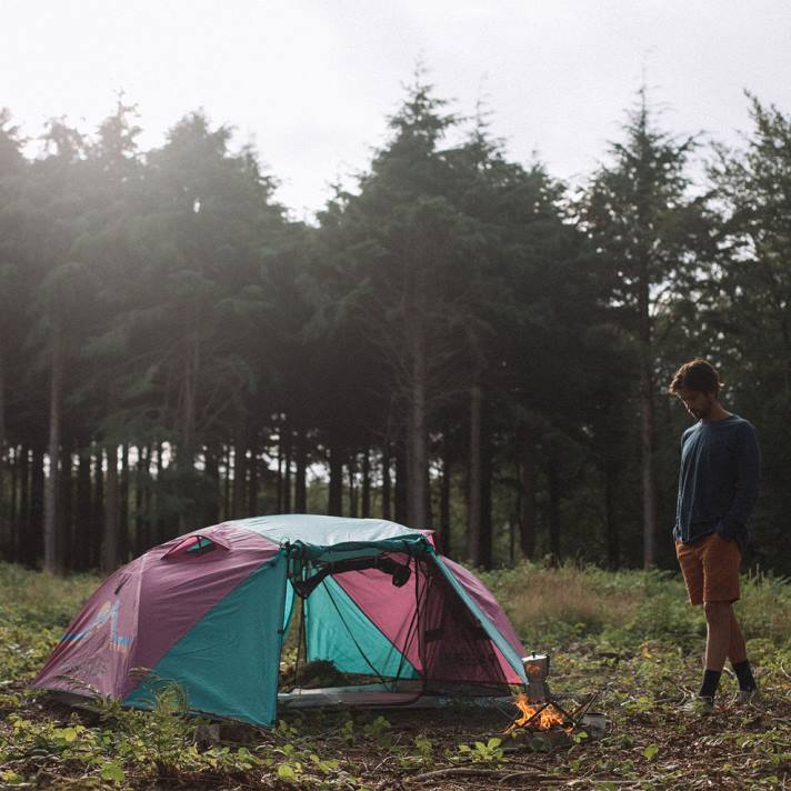 Passenger unisex Bleiben Sie geerdet 2-Personen-Zelt Virdiangrün/Orchidee 0BP2605 Leben im Freien Grün