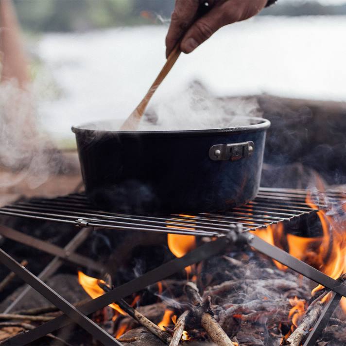 Passenger unisex Wolf- und Grizzly-Grill (mit Feuerset) aus Edelstahl 0BP2606 Leben im Freien Stahl