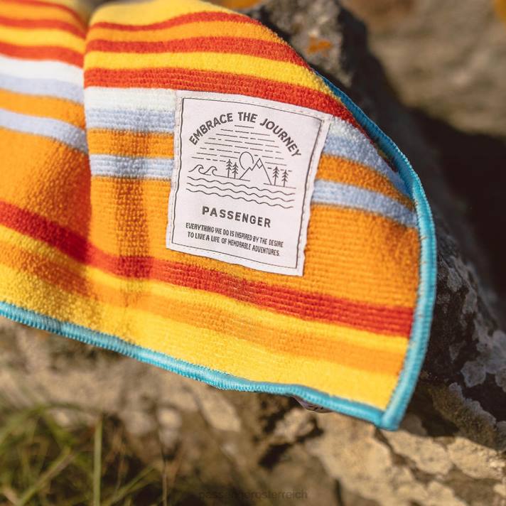 Passenger unisex Portland recyceltes Strandtuch mit Sonnenstreifen 0BP2636 Leben im Freien Sonne