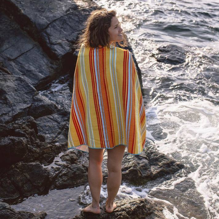 Passenger unisex Portland recyceltes Strandtuch mit Sonnenstreifen 0BP2636 Leben im Freien Sonne