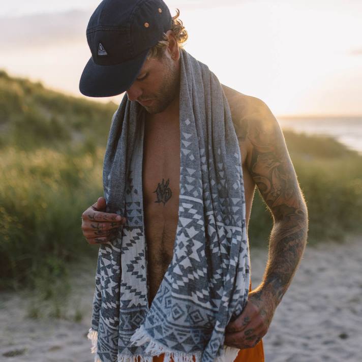 Passenger unisex Shore Pestemal Handtuch schwarz 0BP2633 Leben im Freien Schwarz