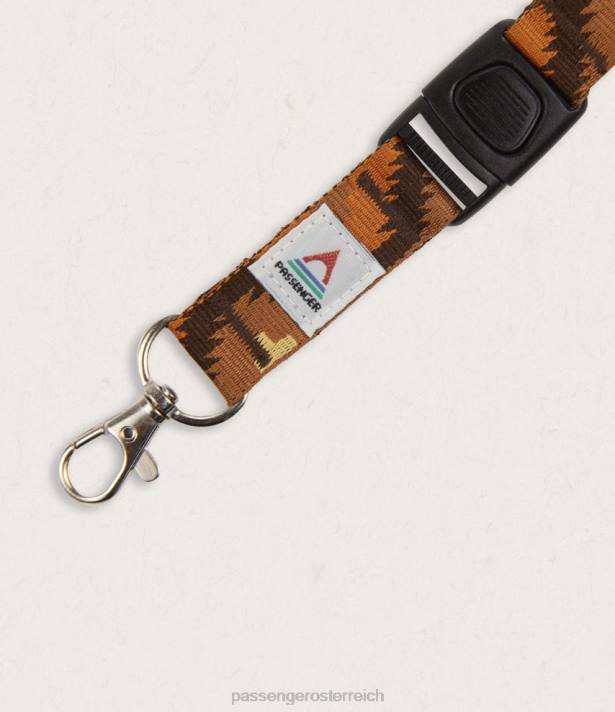 Passenger unisex Reise-Lanyard orangefarbener Jacquard 0BP2570 Zubehör orange