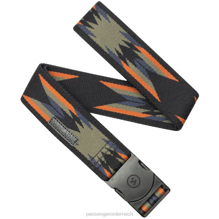 Passenger unisex Arcade-Gürtel aus Eisenholz, schwarz 0BP2577 Zubehör Schwarz