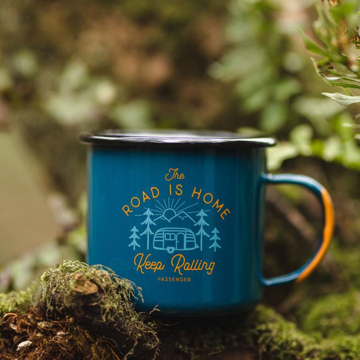 Passenger unisex Feuerstein-Emaille-Becher, Biskaya-Blau 0BP2601 Zubehör Blau