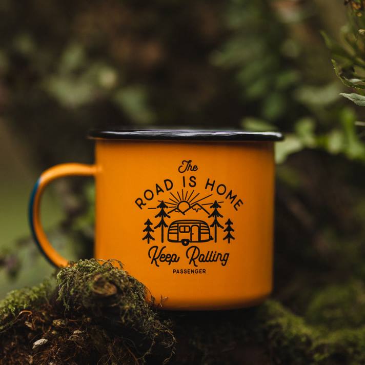 Passenger unisex Feuerstein-Emaille-Becher, Sonnenstrahl-Orange 0BP2600 Zubehör orange