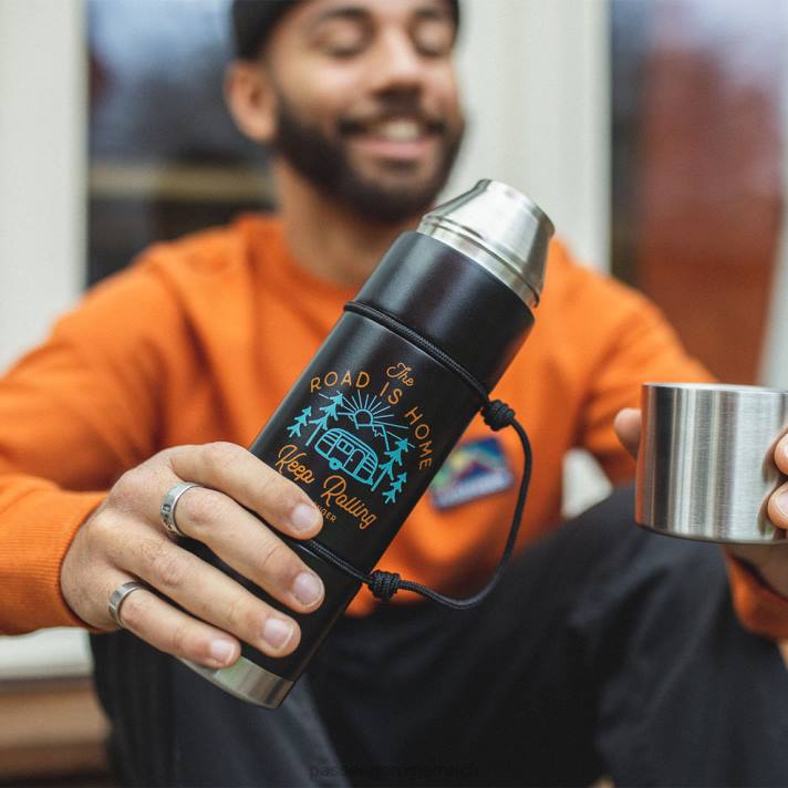 Passenger unisex mizu x 640ml Flasche schwarz 0BP2603 Zubehör Schwarz