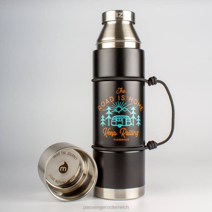 Passenger unisex mizu x 640ml Flasche schwarz 0BP2603 Zubehör Schwarz